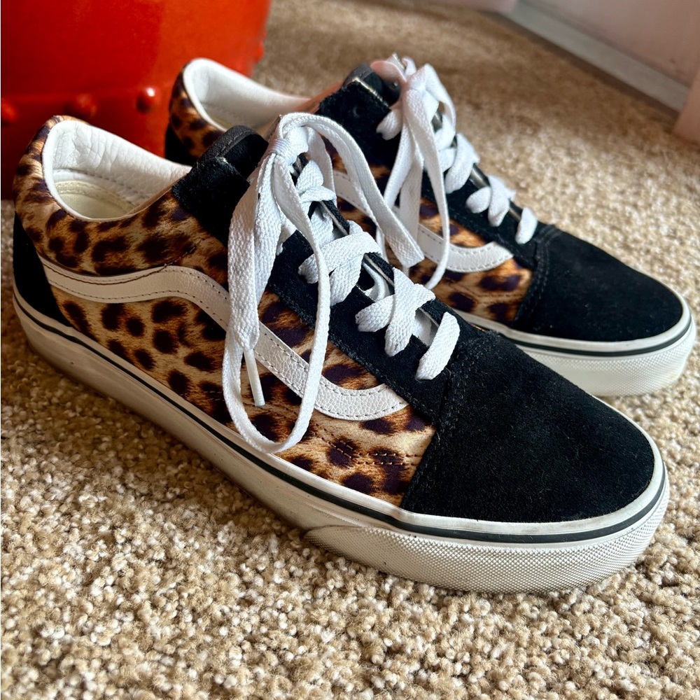 Vans Classic Leopard Print Women's Sneakers